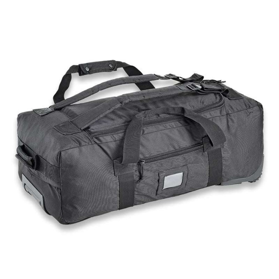 Backpacks & Bags & Versipacks * | Openland Tactical Trolley Travel Bag, Black Hot Sale