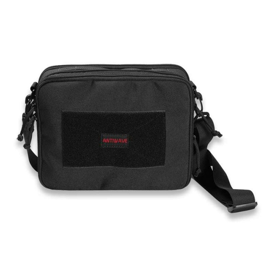 Backpacks & Bags & Versipacks * | Antiwave Gear Chameleon Republic Shoulder Bag, Black Cut Price