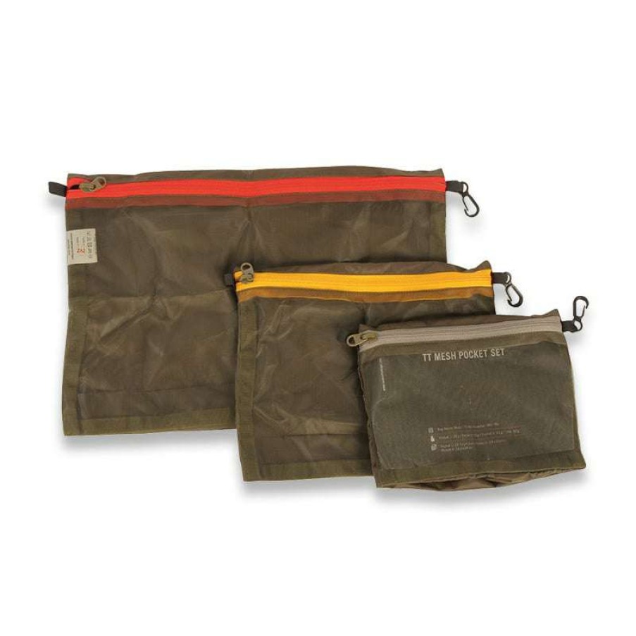 Backpacks & Bags & Versipacks * | Tasmanian Tiger Tt Mesh Pocket Set, Olive Drab Hot Selling