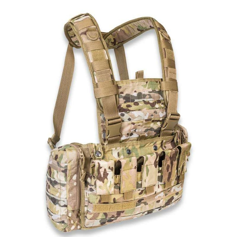 Backpacks & Bags & Versipacks * | Tasmanian Tiger Tt Chest Rig Mkii M4 Mc Discount Multi Camo